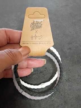 Infinity Cross Bracelet Set
